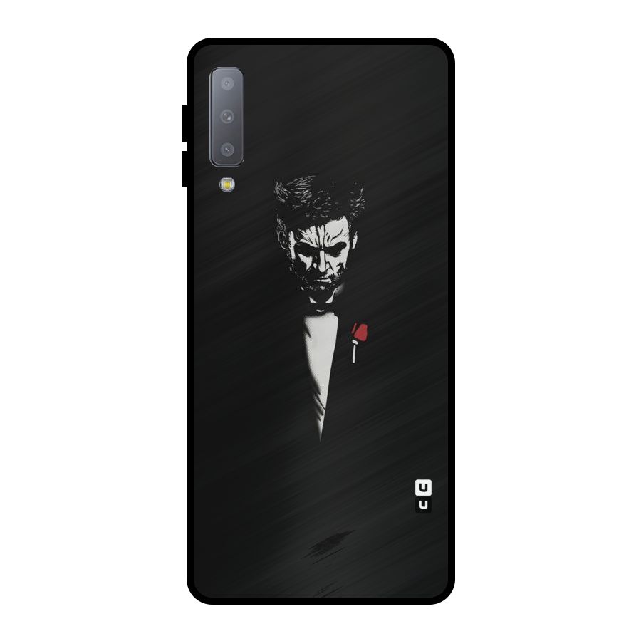 Rose Man Metal Back Case for Galaxy A7 (2018)
