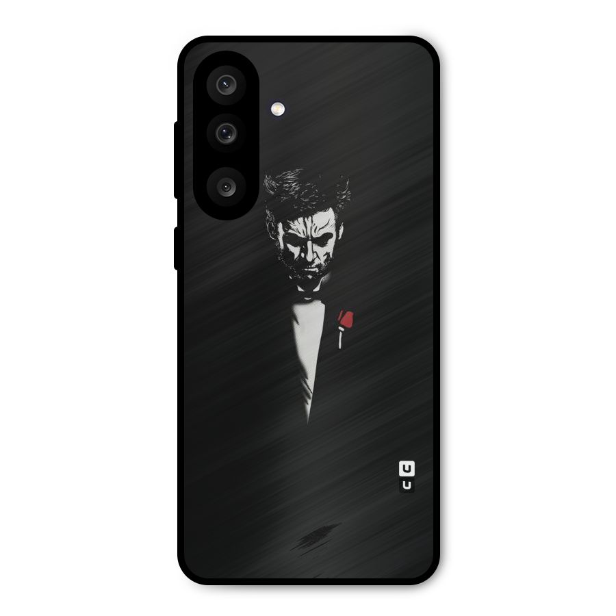 Rose Man Metal Back Case for Galaxy F56