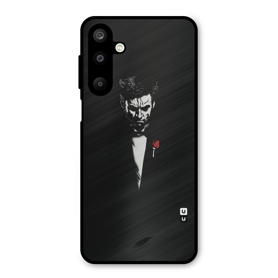 Rose Man Metal Back Case for Galaxy M16