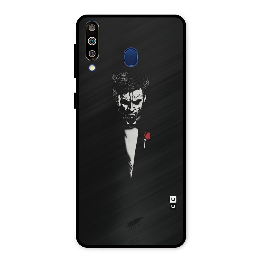 Rose Man Metal Back Case for Galaxy M30