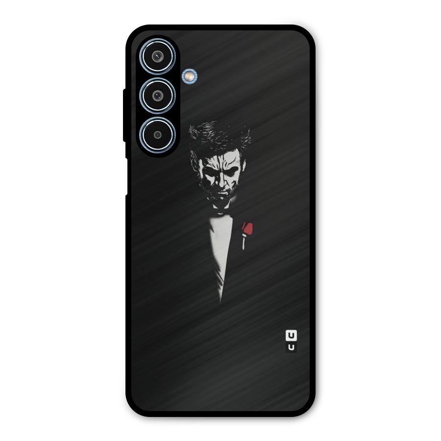 Rose Man Metal Back Case for Galaxy M35
