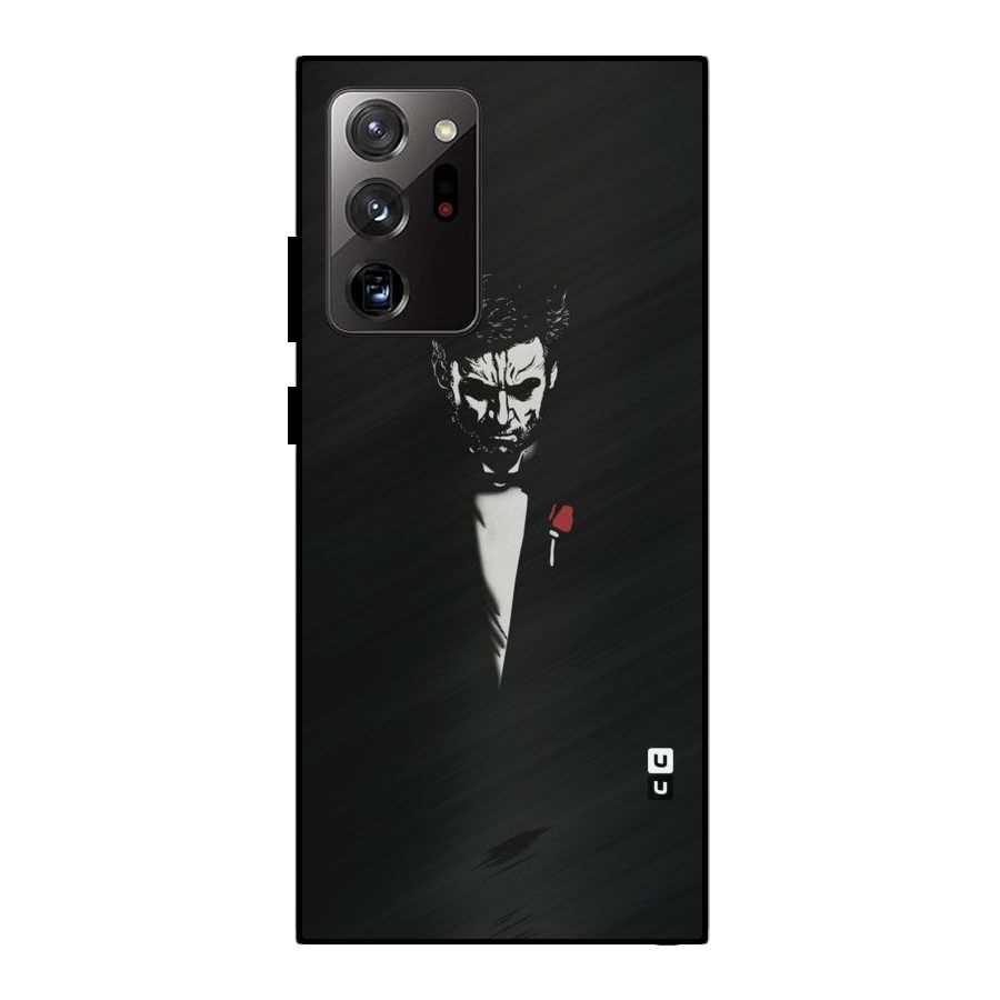 Rose Man Metal Back Case for Galaxy Note 20 Ultra
