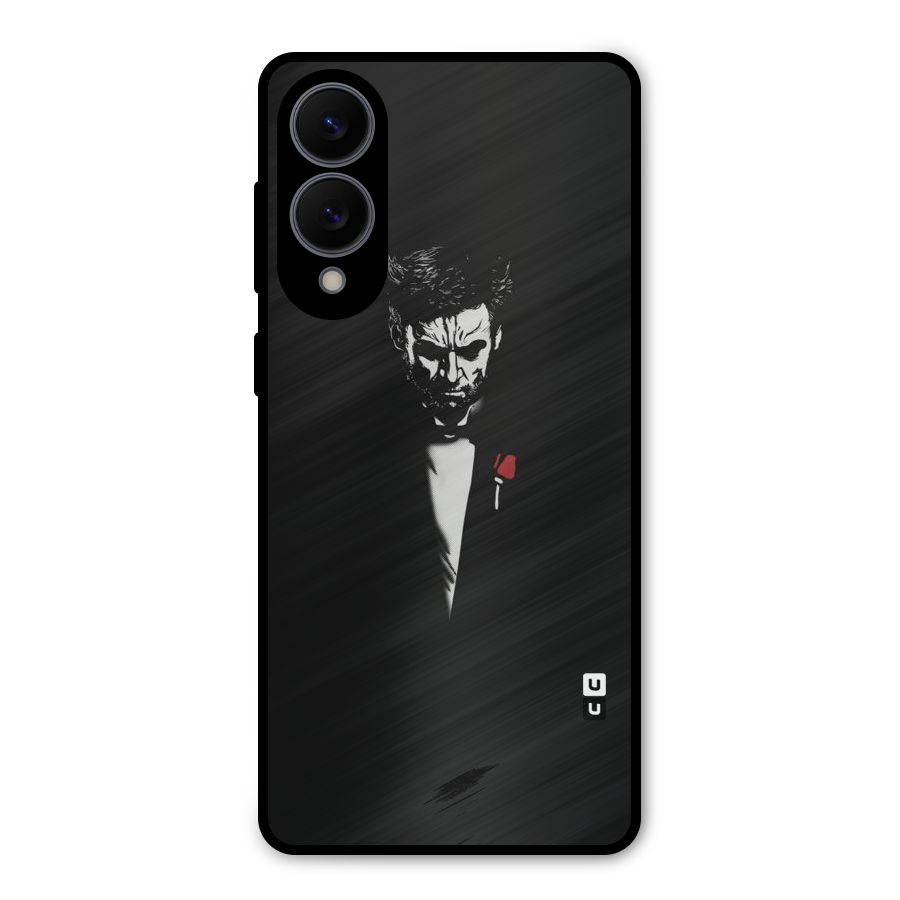 Rose Man Metal Back Case for Galaxy S25 Edge