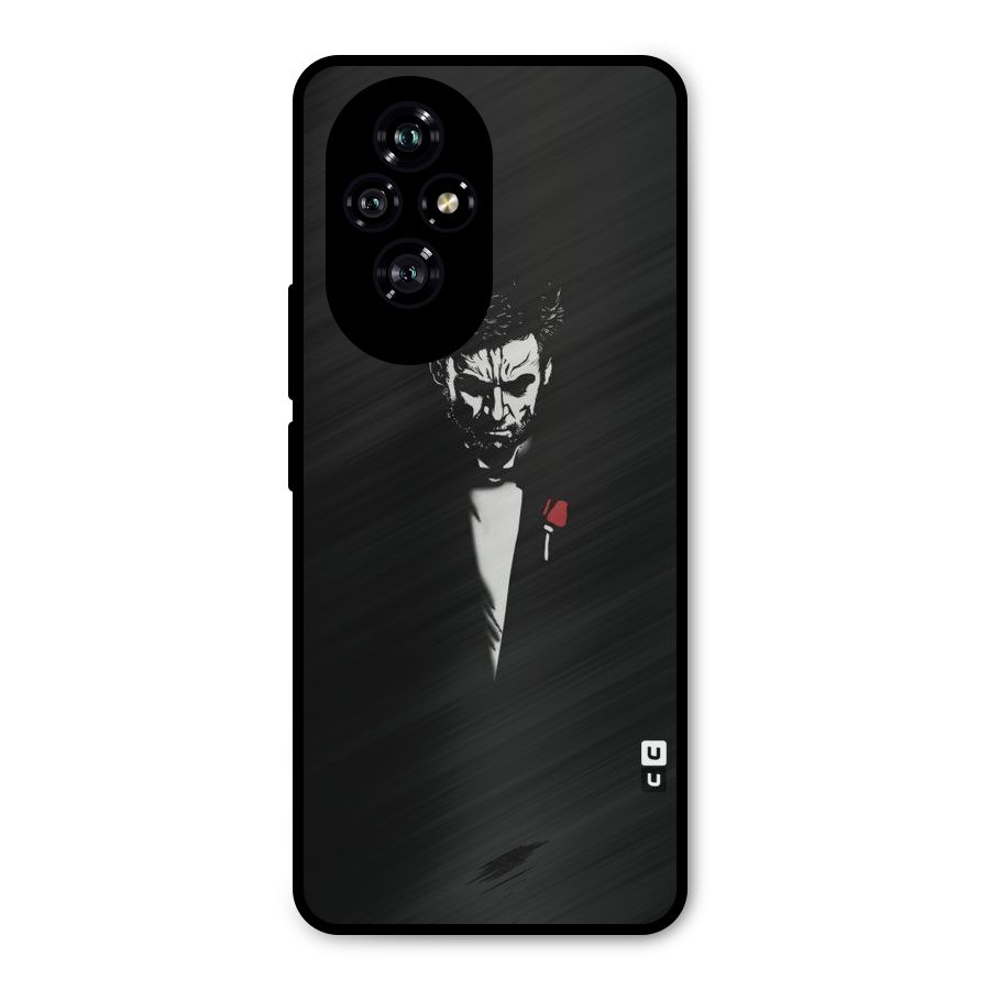 Rose Man Metal Back Case for Honor 200