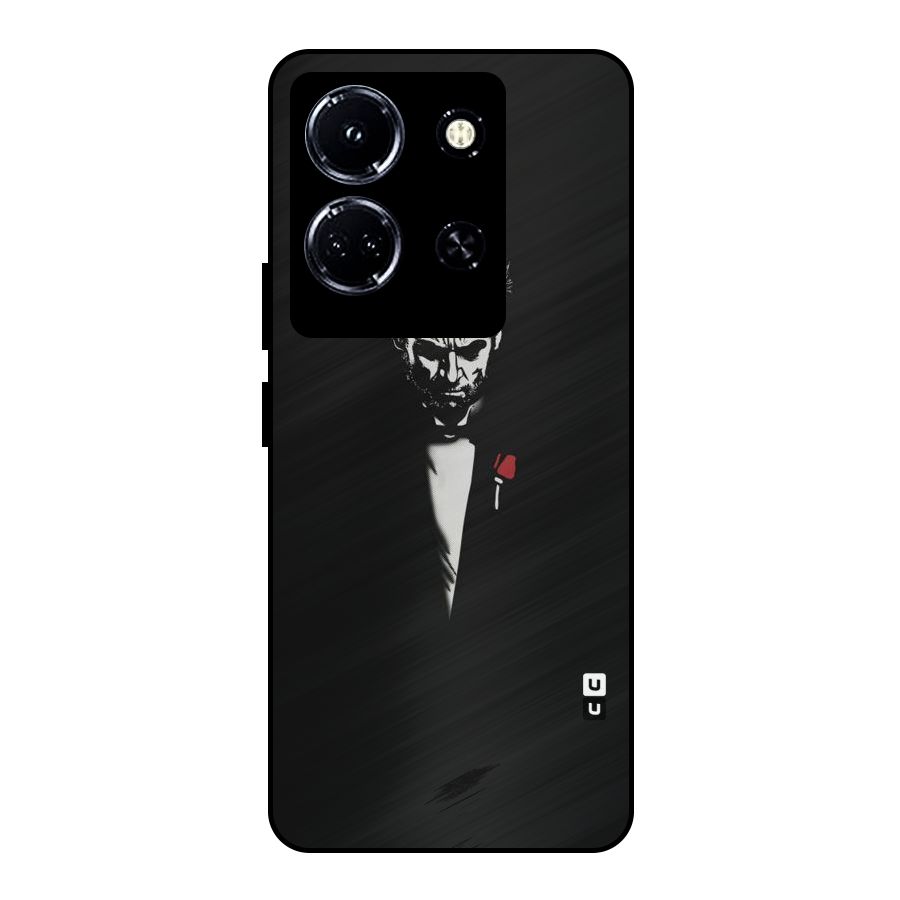 Rose Man Metal Back Case for Infinix Note 30 5G