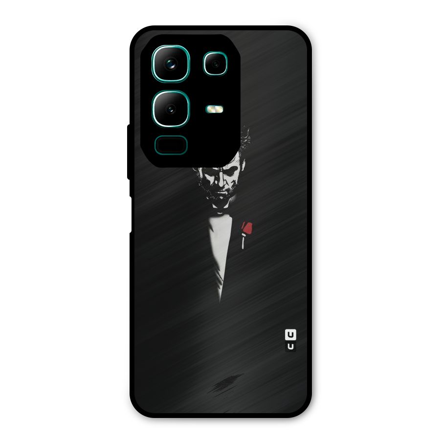 Rose Man Metal Back Case for Infinix Note 50x