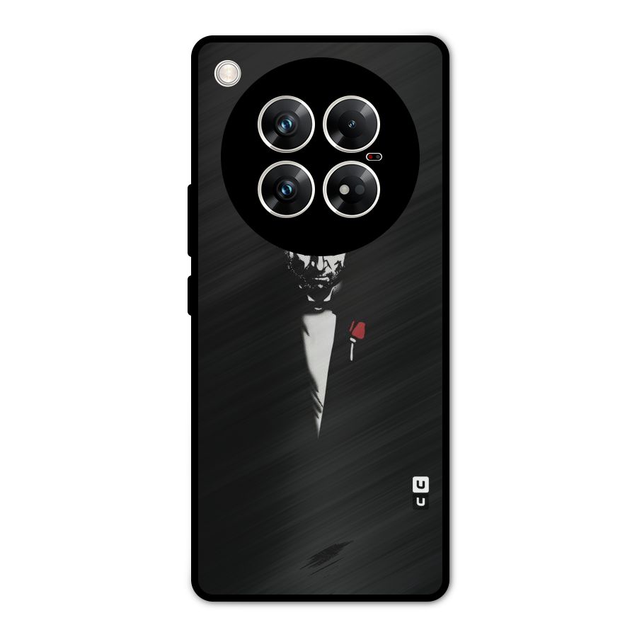 Rose Man Metal Back Case for Infinix Zero 40 5G