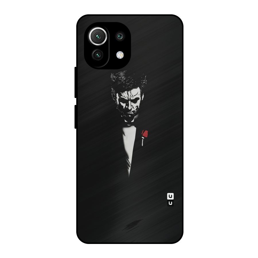 Rose Man Metal Back Case for Mi 11 Lite NE 5G