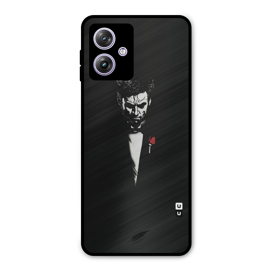 Rose Man Metal Back Case for Moto G64