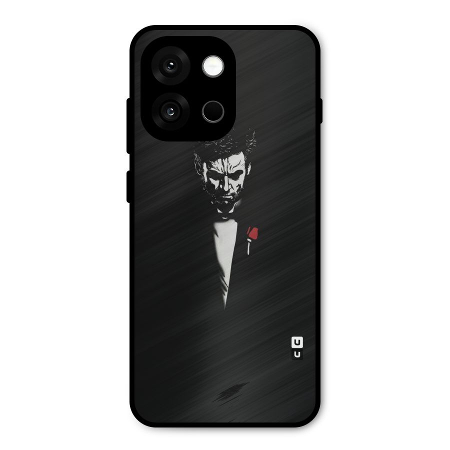 Rose Man Metal Back Case for OnePlus 13s