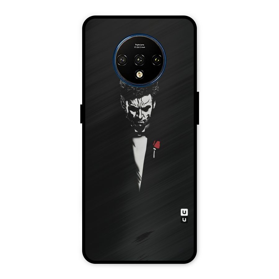 Rose Man Metal Back Case for OnePlus 7T