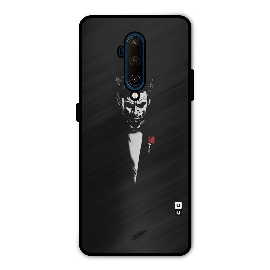Rose Man Metal Back Case for OnePlus 7T Pro