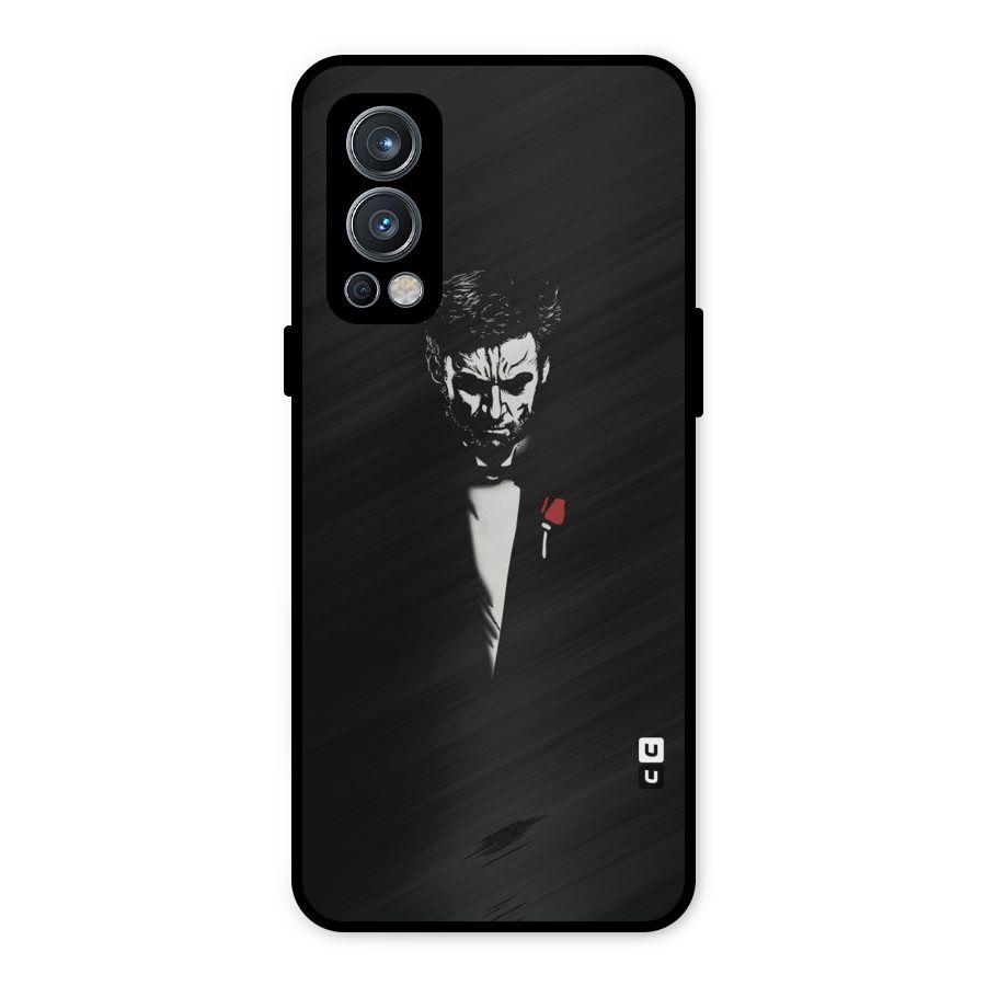 Rose Man Metal Back Case for OnePlus Nord 2 5G