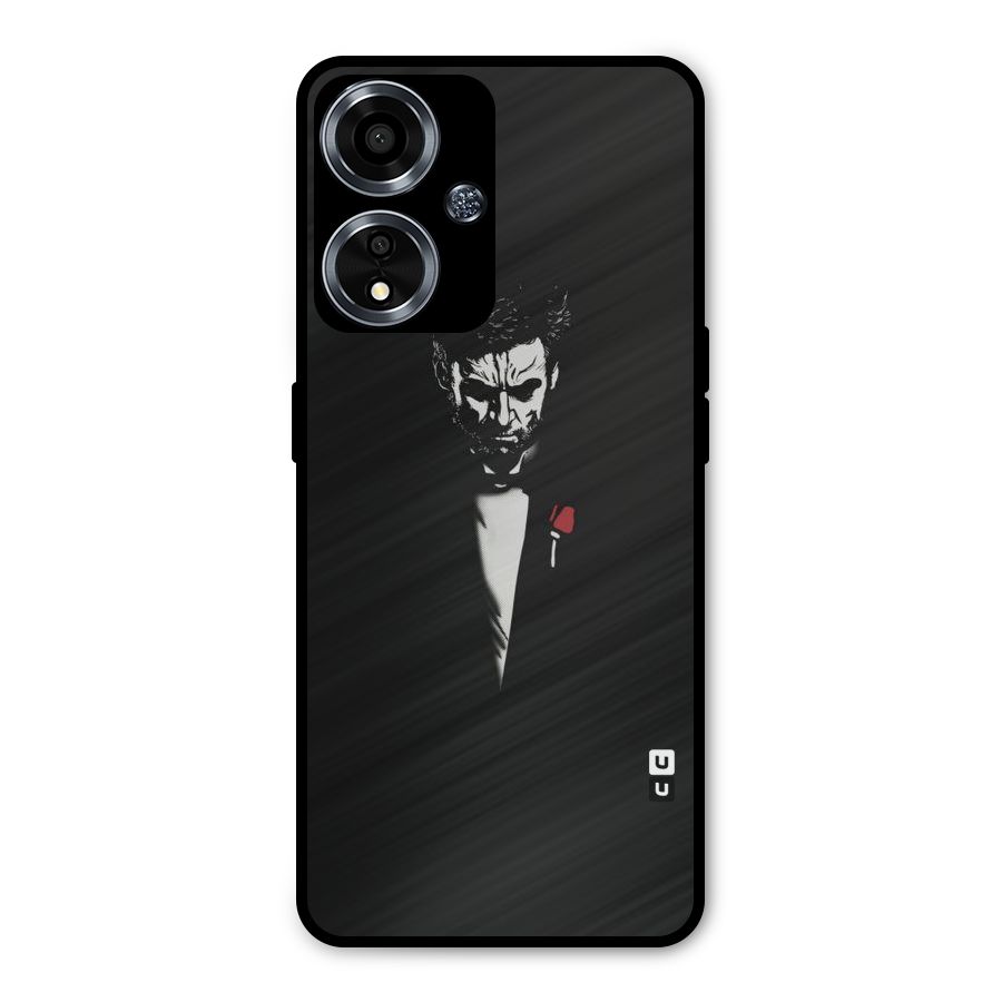 Rose Man Metal Back Case for Oppo A59