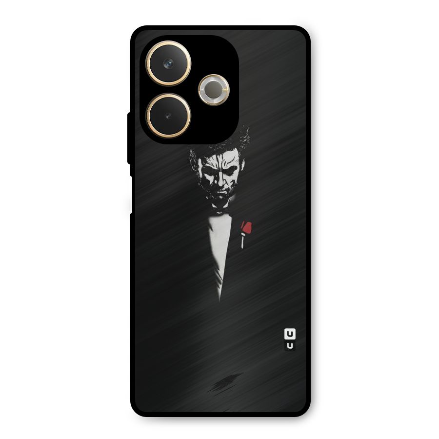 Rose Man Metal Back Case for Oppo A5 Pro