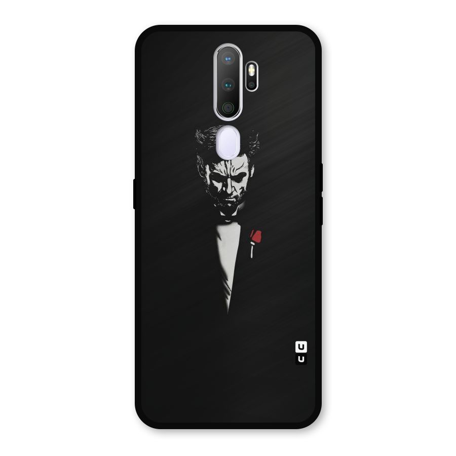 Rose Man Metal Back Case for Oppo A9 (2020)