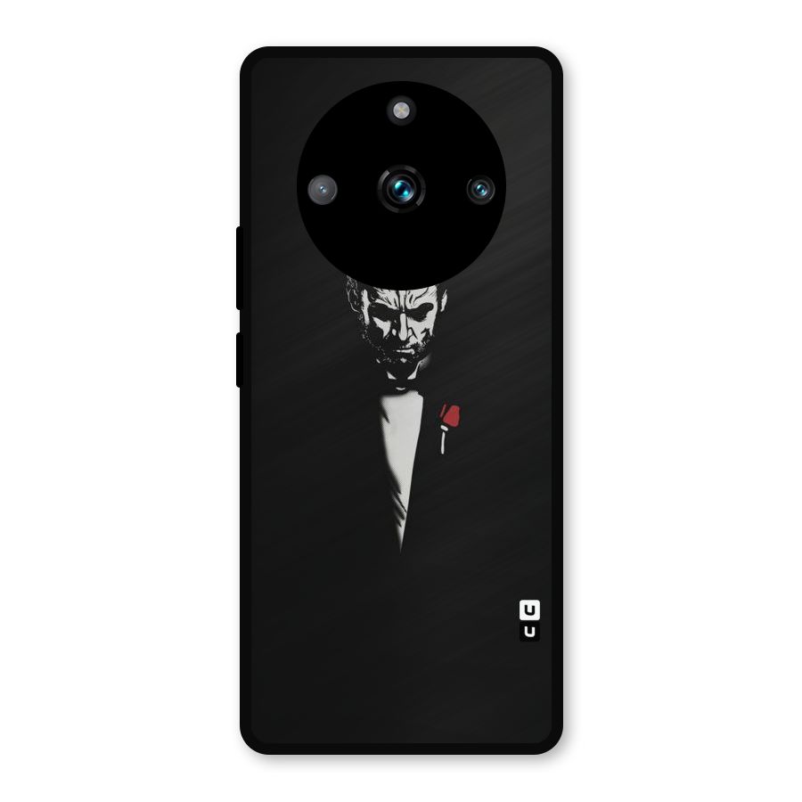 Rose Man Metal Back Case for Realme 11 Pro