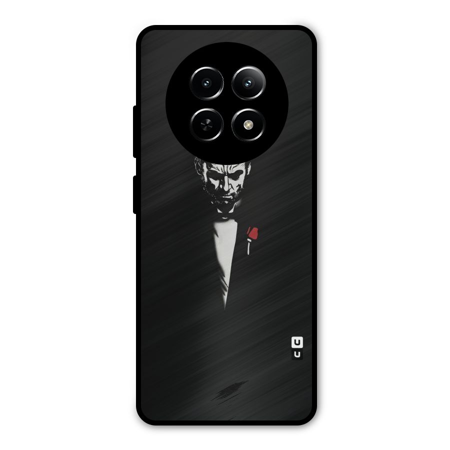 Rose Man Metal Back Case for Realme 12x 5G