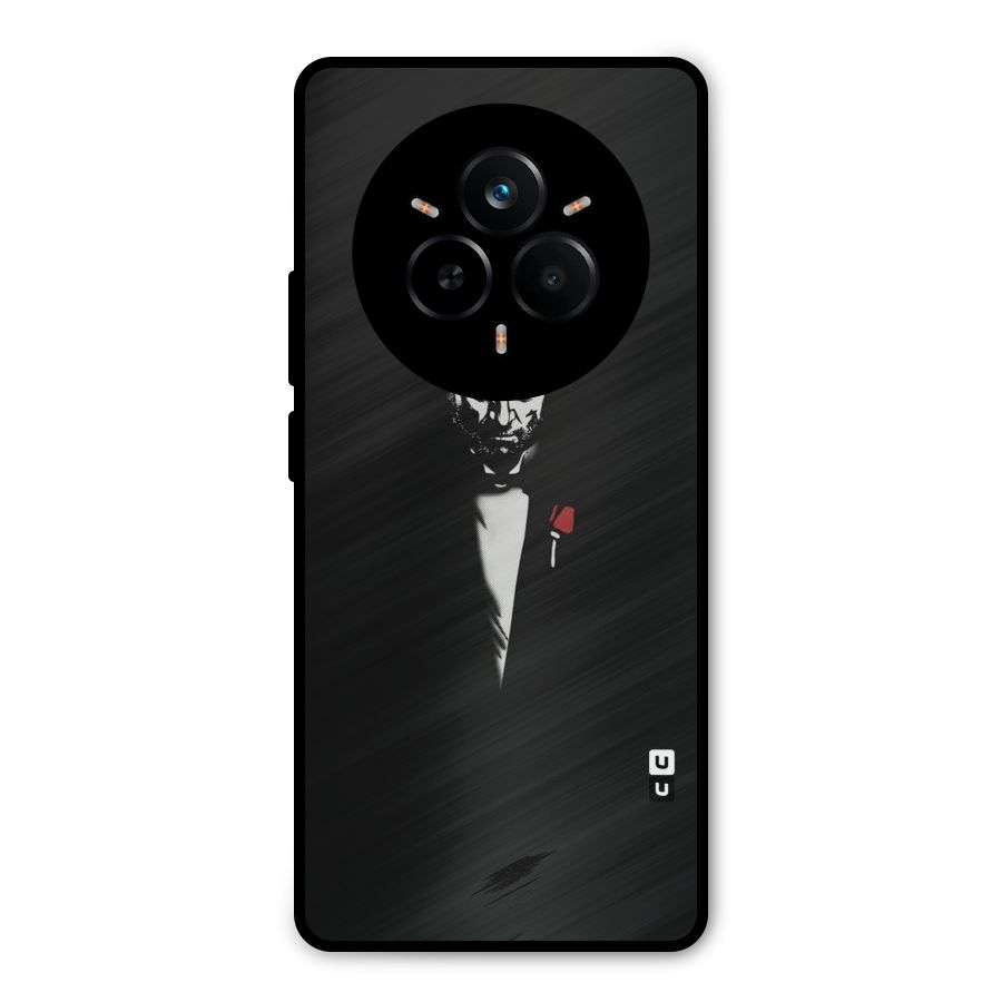 Rose Man Metal Back Case for Realme 14 Pro