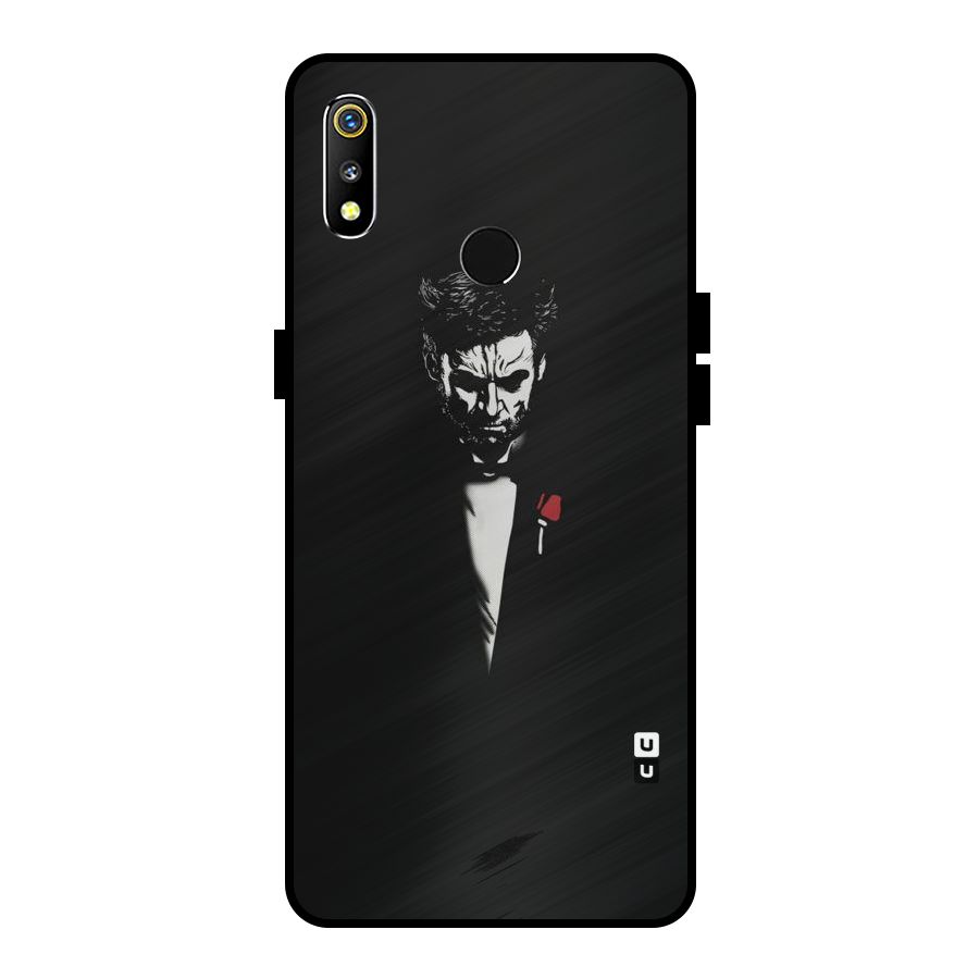 Rose Man Metal Back Case for Realme 3i