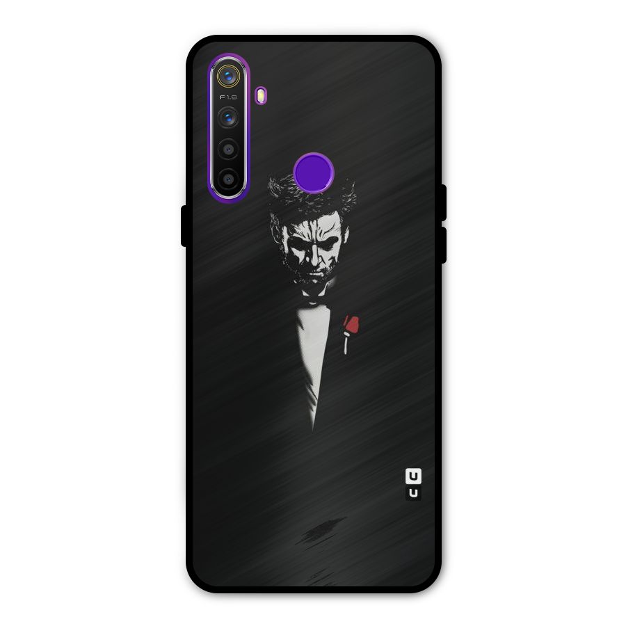 Rose Man Metal Back Case for Realme 5