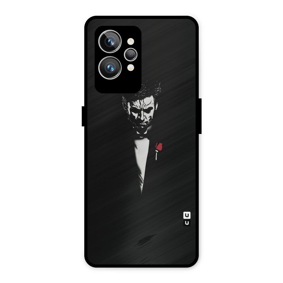 Rose Man Metal Back Case for Realme GT2 Pro