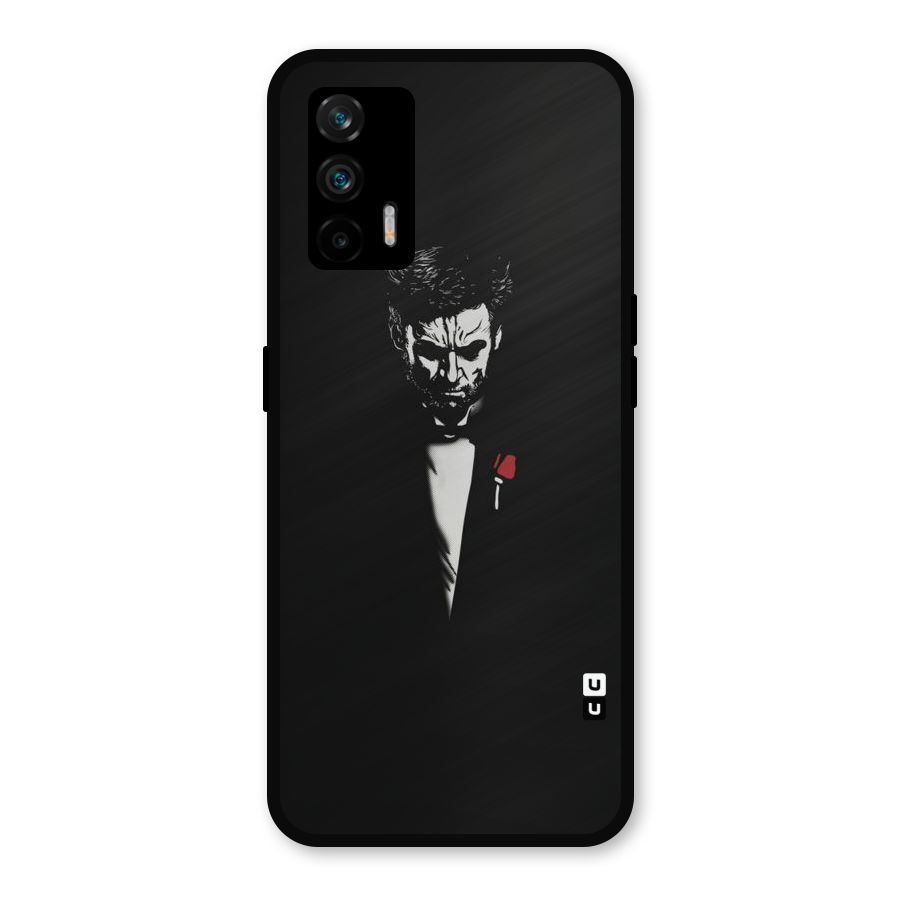 Rose Man Metal Back Case for Realme GT 5G