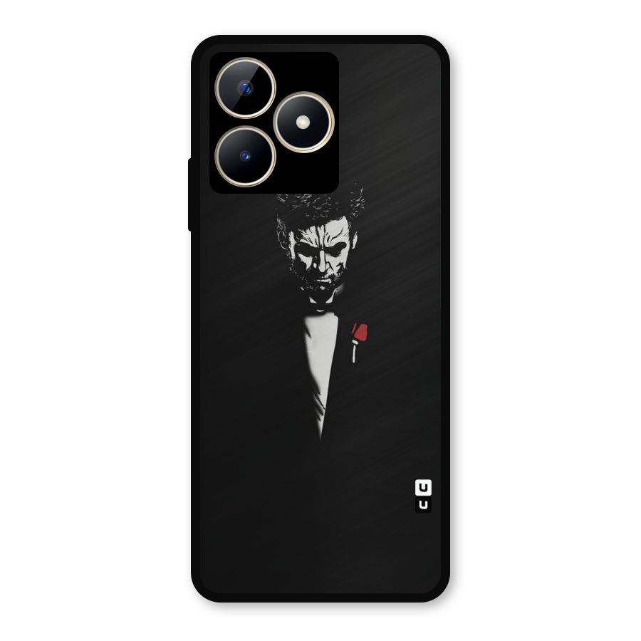 Rose Man Metal Back Case for Realme Narzo N53