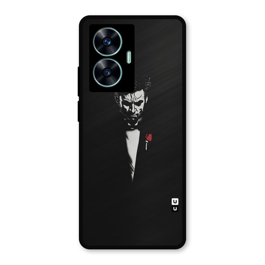 Rose Man Metal Back Case for Realme Narzo N55