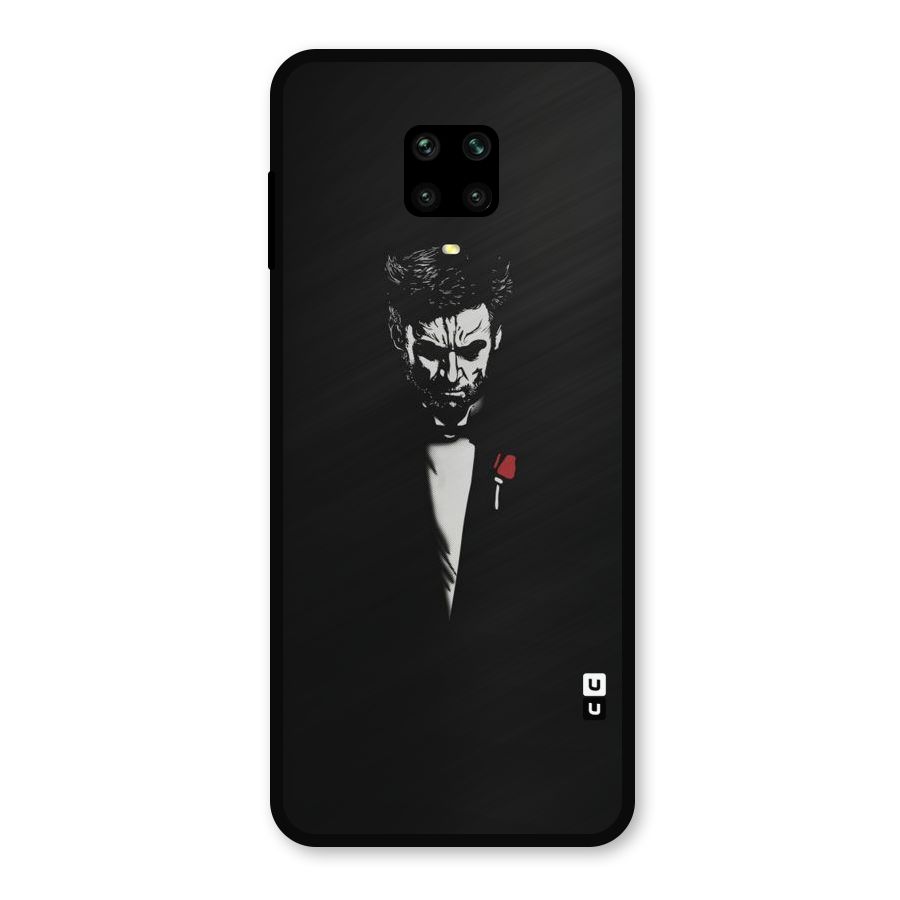 Rose Man Metal Back Case for Redmi Note 10 Lite