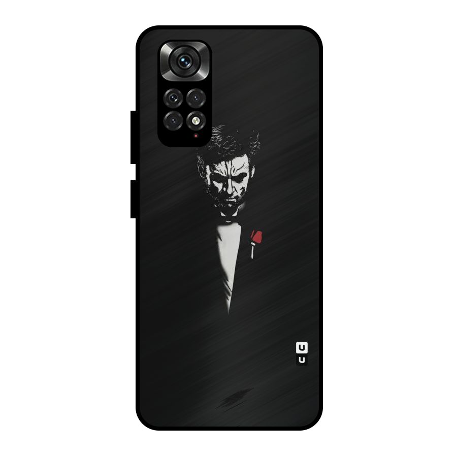 Rose Man Metal Back Case for Redmi Note 11 Pro Plus 5G