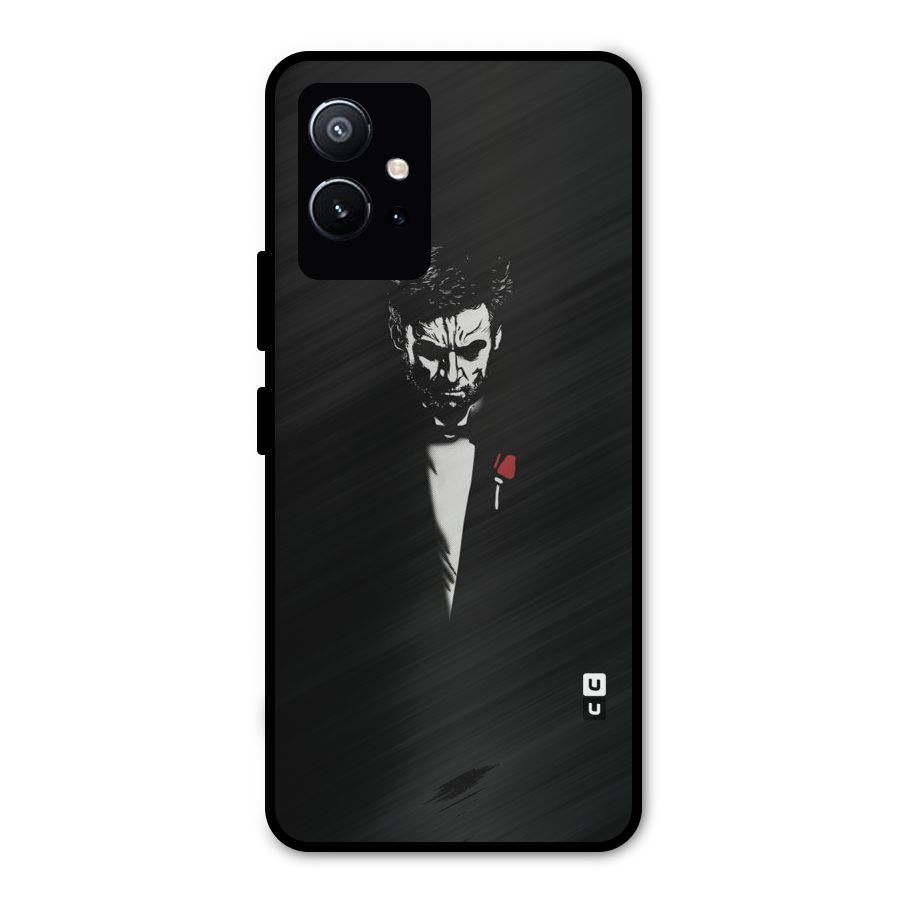 Rose Man Metal Back Case for Vivo T1 5G