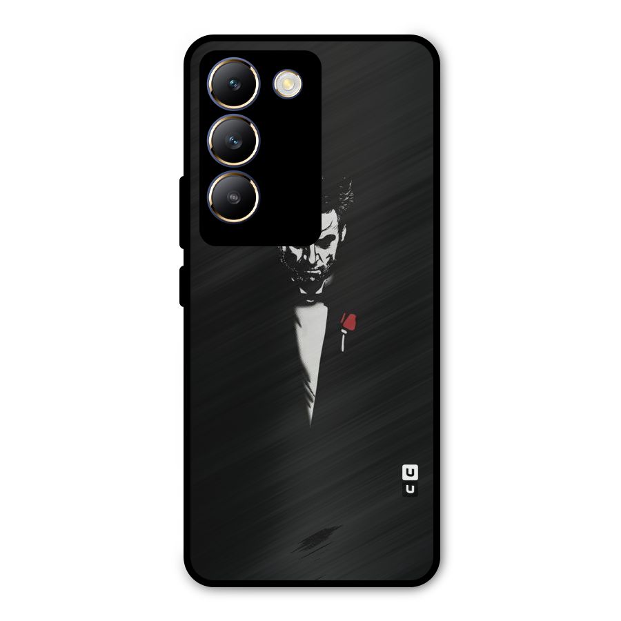 Rose Man Metal Back Case for Vivo T3 5G