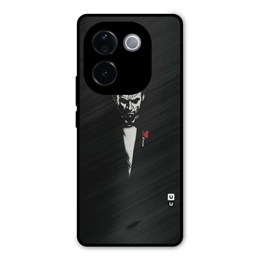 Rose Man Metal Back Case for Vivo T3 Pro