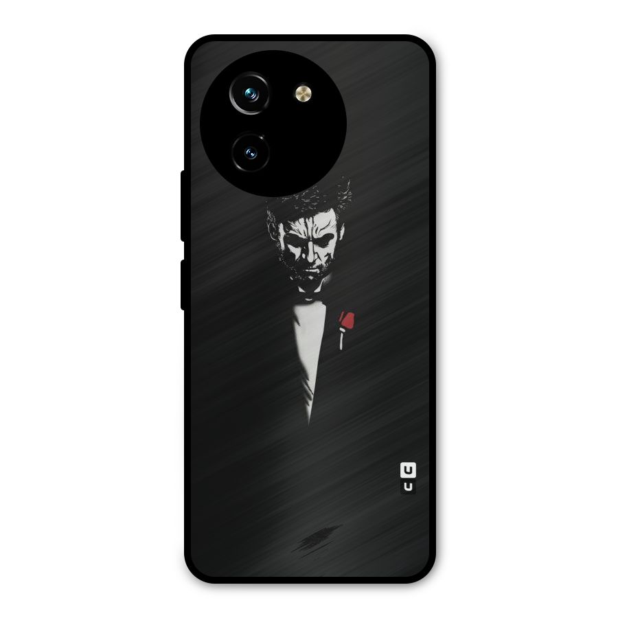 Rose Man Metal Back Case for Vivo T3x