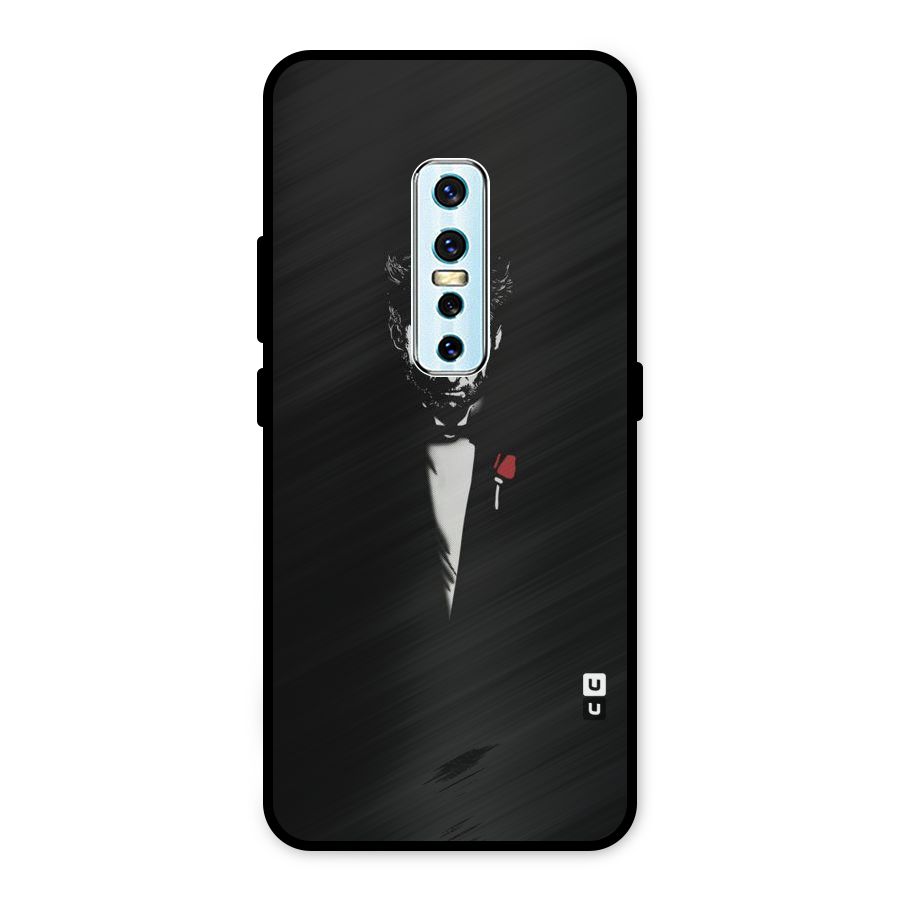 Rose Man Metal Back Case for Vivo V17 Pro