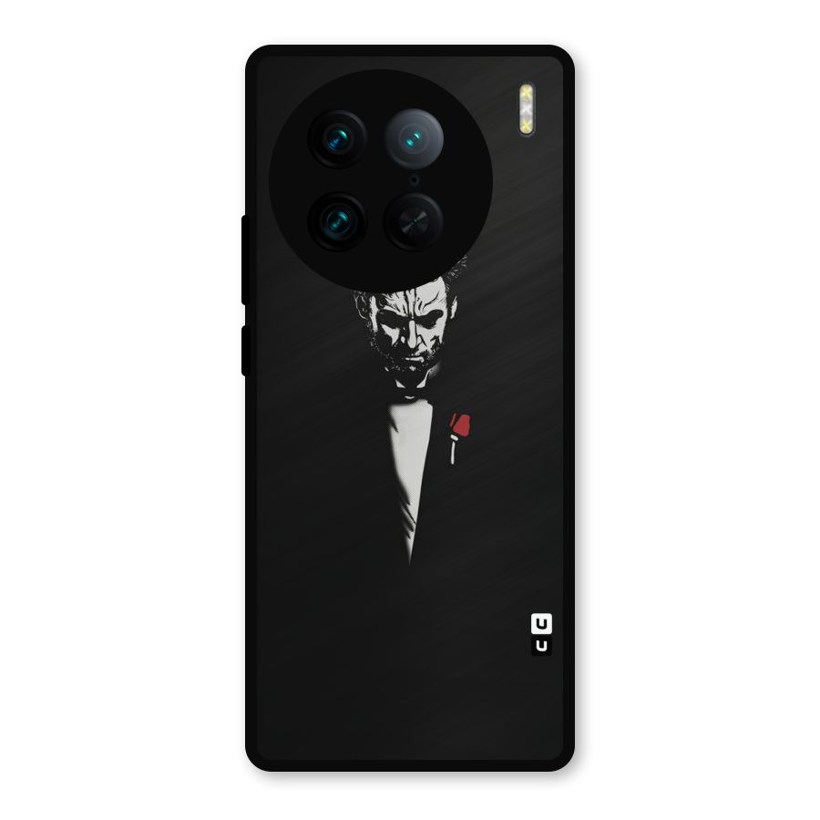 Rose Man Metal Back Case for Vivo X90 Pro