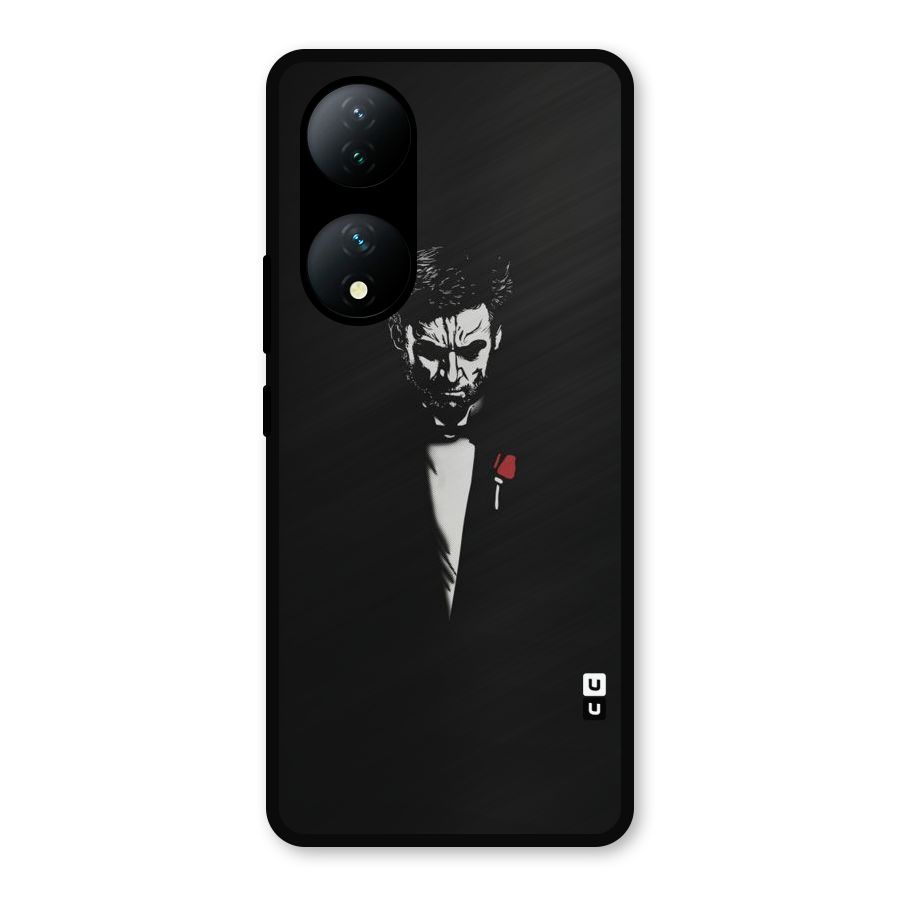 Rose Man Metal Back Case for Vivo Y100