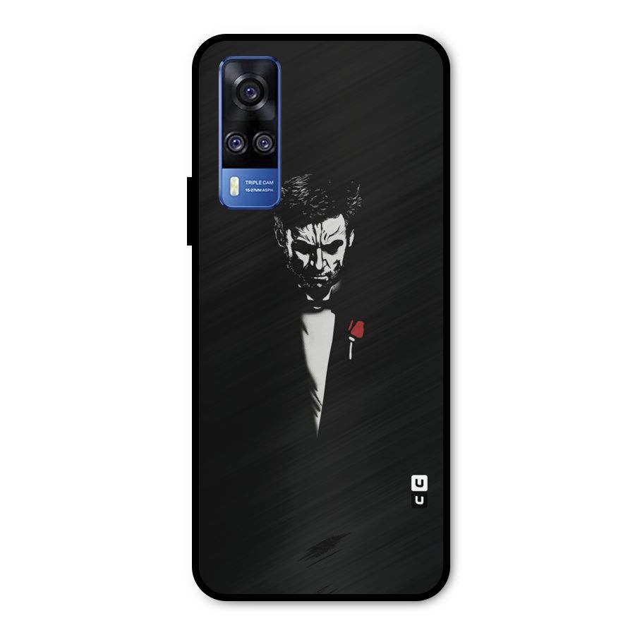Rose Man Metal Back Case for Vivo Y31