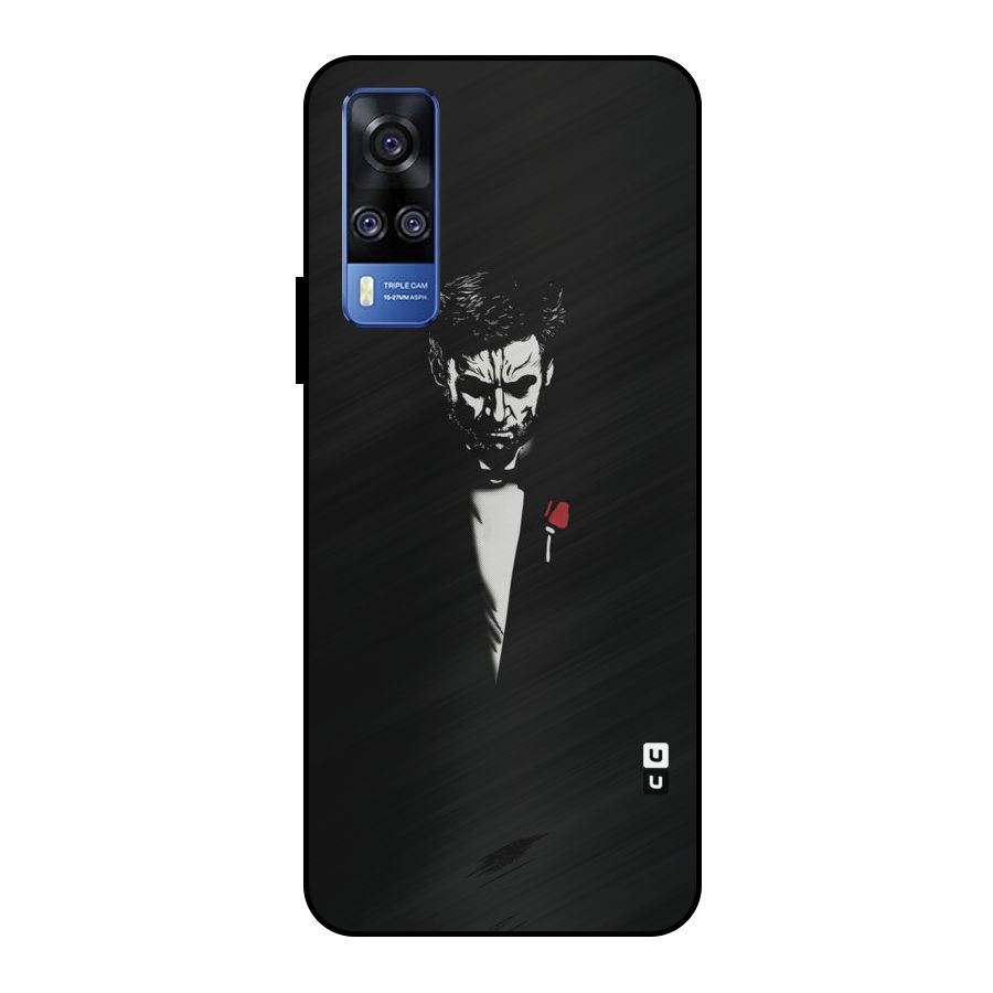 Rose Man Metal Back Case for Vivo Y51