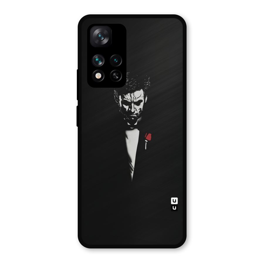 Rose Man Metal Back Case for Xiaomi 11i Hypercharge 5G