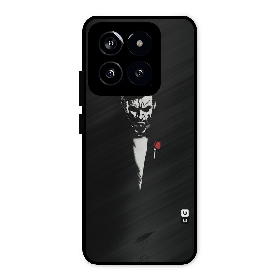 Rose Man Metal Back Case for Xiaomi 14