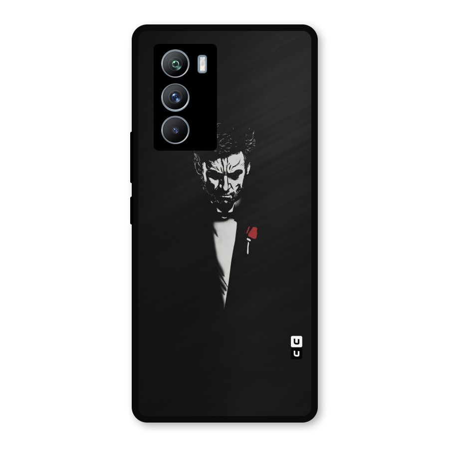 Rose Man Metal Back Case for iQOO 9 SE