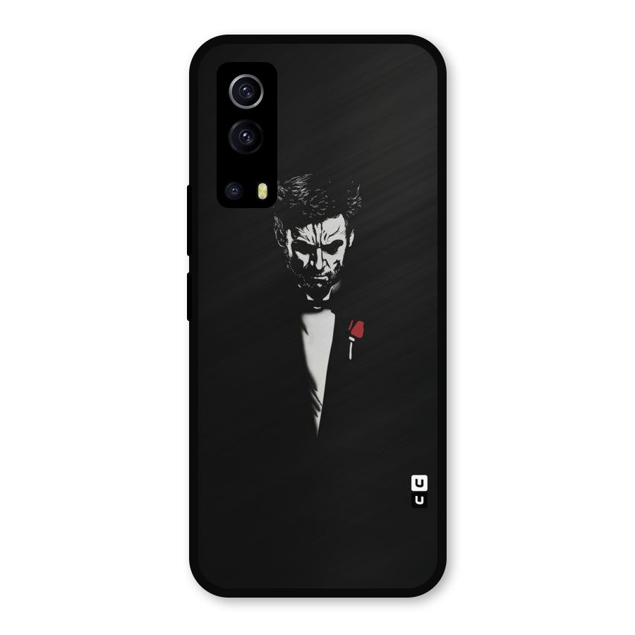 Rose Man Metal Back Case for iQOO Z3