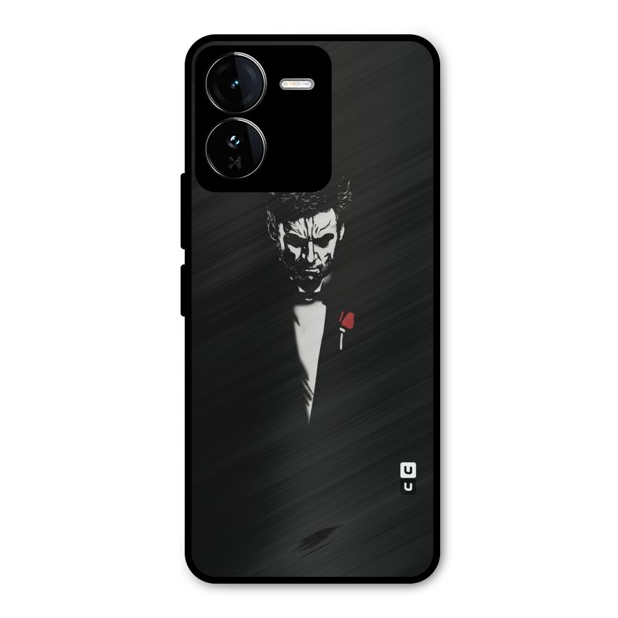 Rose Man Metal Back Case for iQOO Z9