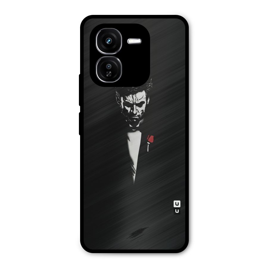 Rose Man Metal Back Case for iQOO Z9x