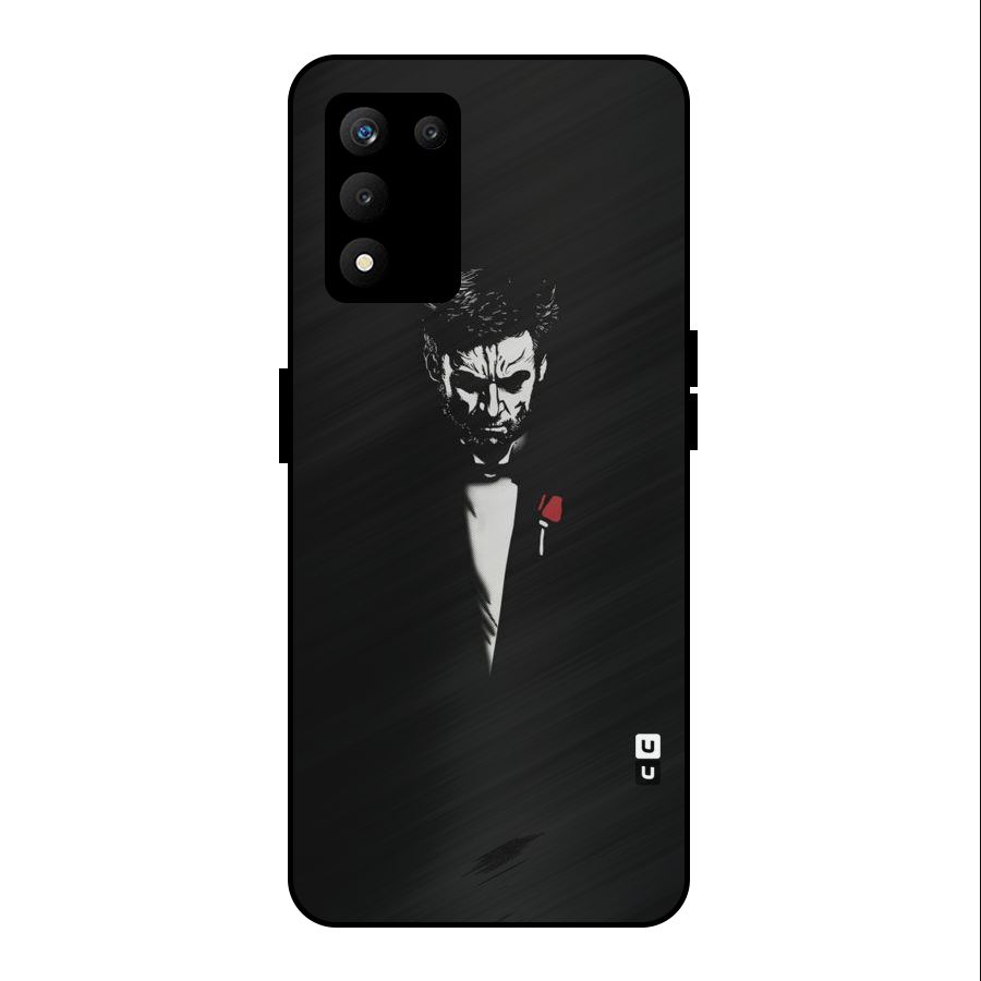 Rose Man Metal Back Case for realme 9 5G SE