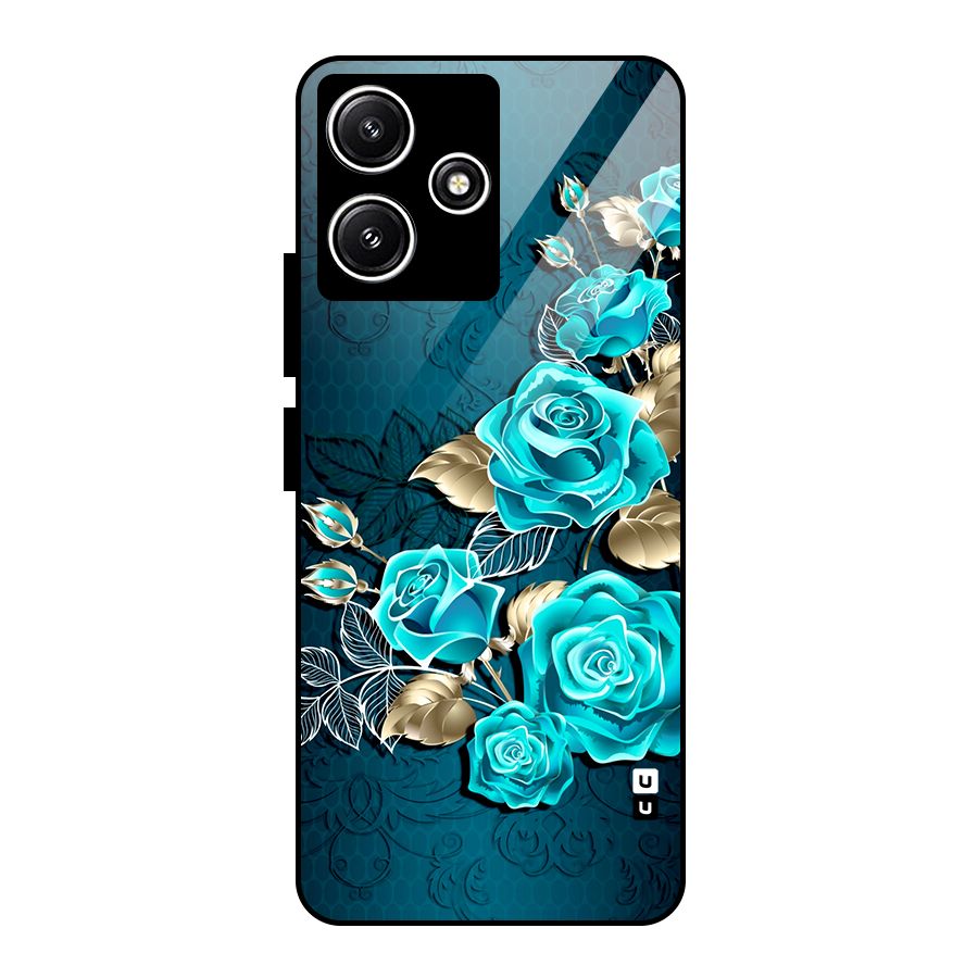 Rose Sheet Glass Back Case for Redmi 12 5G