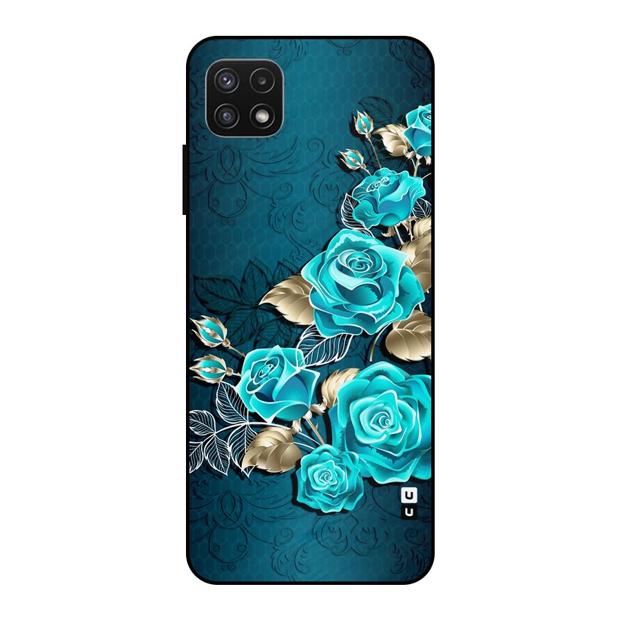 Rose Sheet Metal Back Case for Galaxy A22 5G