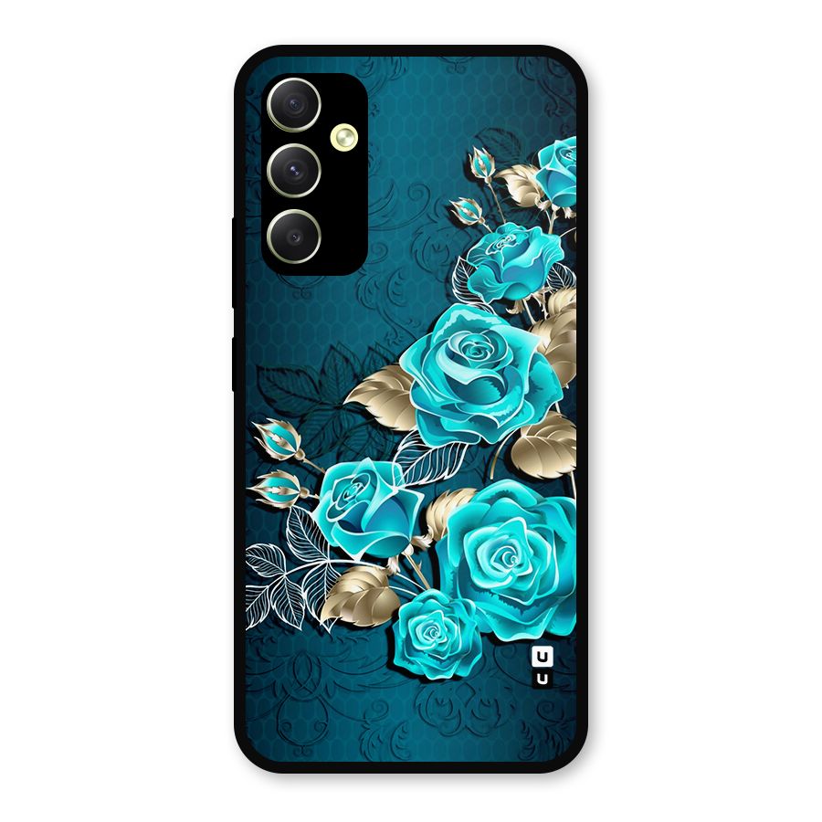 Rose Sheet Metal Back Case for Galaxy A34
